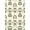 Green, Pattern 6, variant on ODIKA 4'x6' Tan Beige Geometric Modern Design Washable Area Rug Abstract Curves and Lines for Elegant Decor Stain Resistant, Low Pile, Easy Care for Dorm Room, Small Living