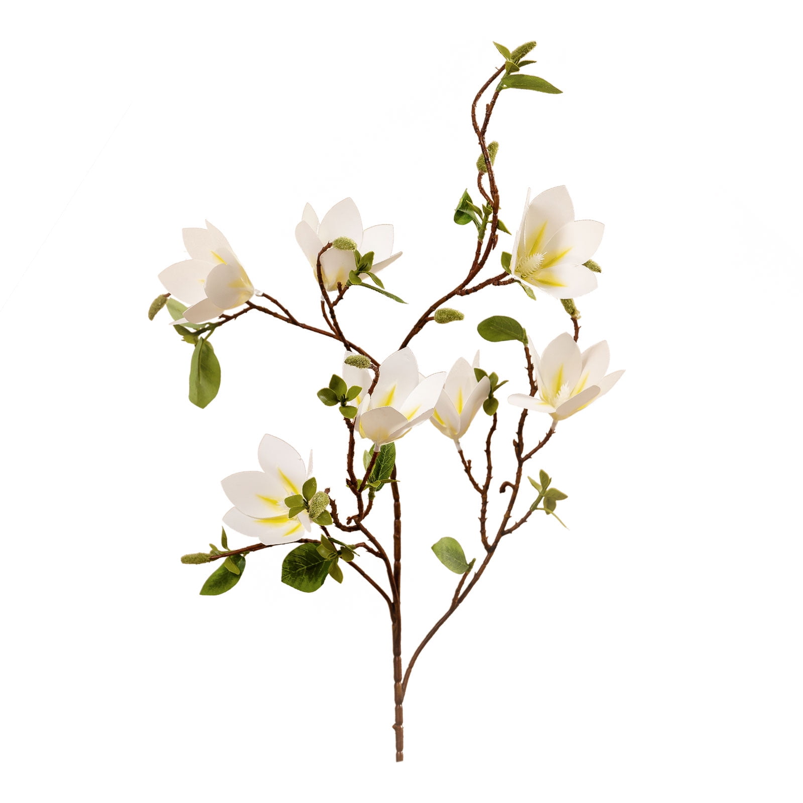 CreativeArrowy 3pcs Artificial Magnolia Flower Decorations Gift