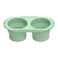 thumbnail image 3 of Limpiador de pinceles plegable, cubo para lavar pinceles, multifuncional, de silicona Verde, 3 of 8