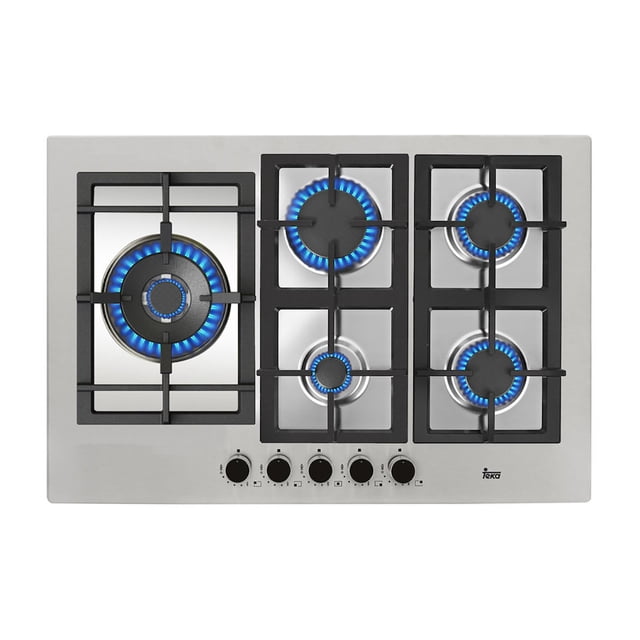Parrilla de gas Teka 75 cms 30 pulgadas EFX 70.1 5G AI AL DR CI LEFT empotrar acero inoxidable