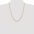 thumbnail image 2 of Leslie's Real 14kt Yellow Gold 2.75mm Solid Regular Rope Chain; 24 inch; Lobster Clasp; for Adults and Teens; for Women and Men, 2 of 5