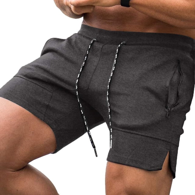 Pantalones cortos deportivos para hombres, culturismo, entrenamiento para correr, pantalones cortos deportivos para correr, pantalones deportivos para correr con bolsillos Vhermosa HMHZ820-2
