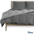 thumbnail image 2 of Bare Home  Down Alternative Reversible Bed-in-a-Bag Dark Blue/Grey, Dark Blue Queen 5 Piece, 2 of 5
