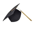 thumbnail image 3 of Minnieouse Sombrero académico Tamaño libre Acrílico Academy Souvenir Caps Múltiples colores Pendiente Bachelor Headgear Closure Graduation Hat Sombreros #4 Minnieouse PS6429-04, 3 of 6