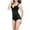Black, variant on Tarmeek Women's Seamless Waist Trainer Shapewear Postpartum Slim Fit Belly Vest Tops Smooth Nylon Seamless Underwear Firming Belly Control