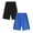 Black, Blue, variant on SGMVNU 2 Pack Boys Basketball Shorts Lightweight Stretch Elastic Waist Sports Shorts Summer Running Athletic Shorts, Size 9-10 Years, Navy, Grey