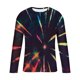 thumbnail image 5 of Blusas y camisas de manga larga con cuello redondo para hombre, estilo casual, estampado, cuello redondo, para fitness, deportivas, de licra., 5 of 5