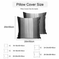 thumbnail image 2 of Black Gray Ombre Outdoor Pillow Covers 16x16 Inch Throw Pillow Covers Set of 2 Waterproof Decorative Pillow Cases Vintage Country Wooden Cushion Covers for Patio Furniture Garden Couch Sofa, 2 of 8