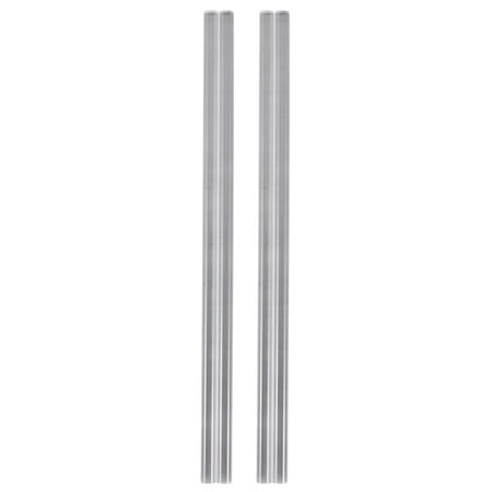 

4Pcs 10mm Clear Round Acrylic Bar PMMA Extruded Rod 12inch Length