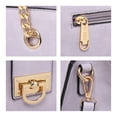 thumbnail image 6 of Dasein Hobo Handbag Vegan Leather Tote Chain Shoulder Purse for Women Satchel Bag With Matching Clutch, 6 of 8