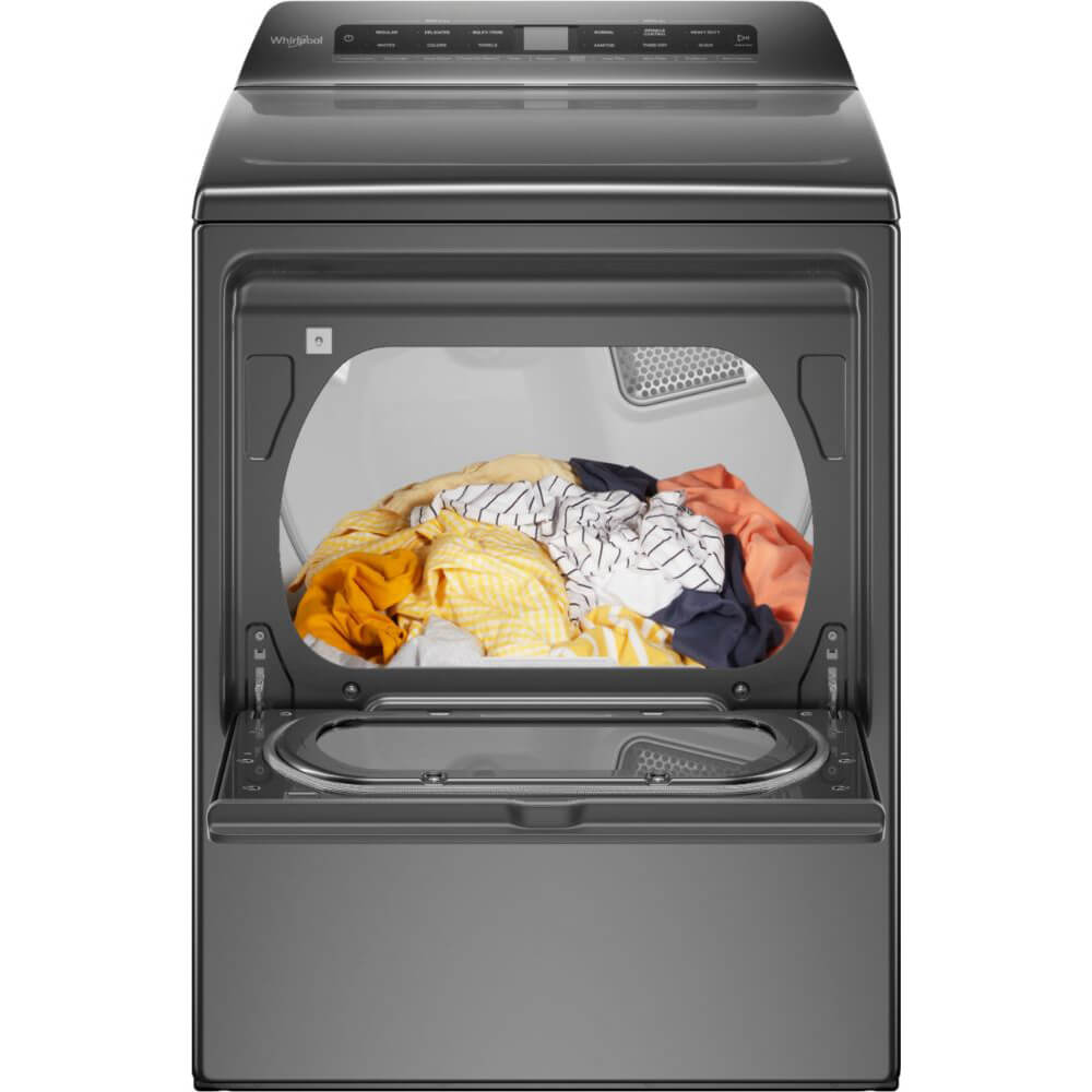 Whirlpool WED6120HC 7.4 Cu. Ft. Chrome Shadow Smart HE Top Load Electric Dryer - image 3 of 7