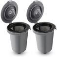 thumbnail image 1 of Filtre Réutilisable pour Cuisinart, Compatible avec Cuisinart SS-RFC HomeBarista Filtre Réutilisable, Gris Foncé (2 Pack), 1 of 5