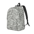 thumbnail image 2 of Yiaed Silver Glitter Print Backpack, Premium Laptop Backpack, Travel Backpack for Women, Lightweight Backpacks, Comfortable Back Pack-Medium, 2 of 5