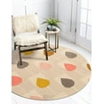 thumbnail image 2 of Beige area rug 17x17, Tufted carpet, Handmade, Rugs for Bed, Living, room, 2 of 6