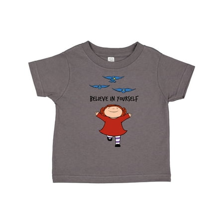 

Inktastic Cordelia and Birds Believe in Yourself Boys or Girls Toddler T-Shirt