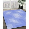 thumbnail image 2 of Ahgly Company Indoor Rectangle Patterned Sky Blue Dress Blue Area Rugs, 4' x 6', 2 of 6