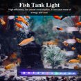 thumbnail image 2 of Miangastore LED Aquarium Light for Fish Tank with Seven Color Slow Flashing, Black Plastic, Energy Saving, Durable, 18.5 Inches, 2 of 7