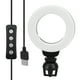 thumbnail image 2 of Luz de relleno para selfies Jadeshay anillo de luz LED regulable 4 pulgadas Negro, 2 of 8