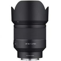 Samyang SYIO5014-E Auto Focus 50 mm F1.4 FE Series II Camera Lens for Sony E