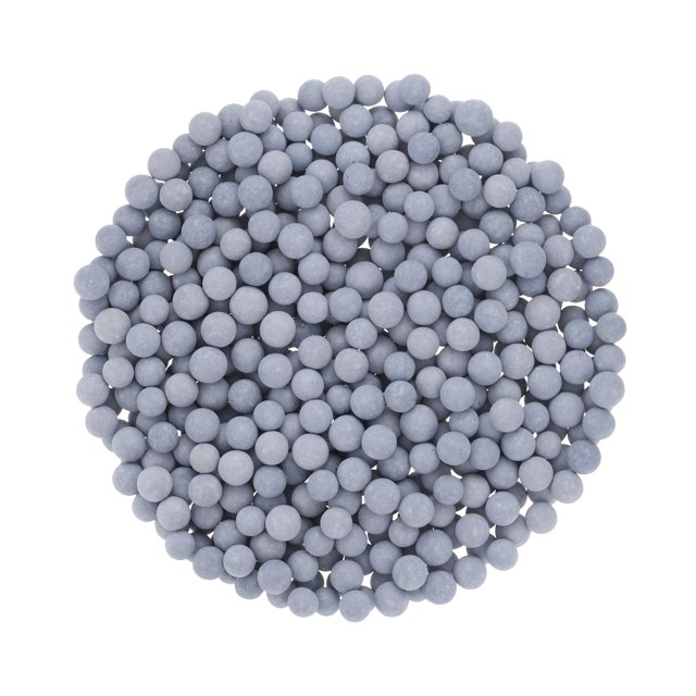Uxcell 3 Paquetes de Reemplazo de Perlas de Cabezal de Ducha 7-8mm para Filtración, Gris