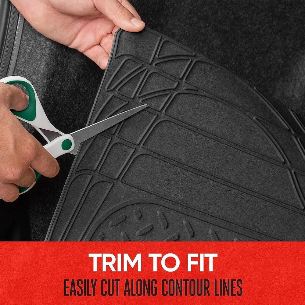 Trimmable Universal Trunk Floor Cargo Mat Cover Liner For Auto Car Van Truck SUV，47.24" x 31.5"