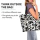 thumbnail image 2 of Disketp Cow Skin 1 Bolsa Tote Estampada para Mujer, Bolso de Hombro y de Mano para Compras y Viajes, 2 of 8