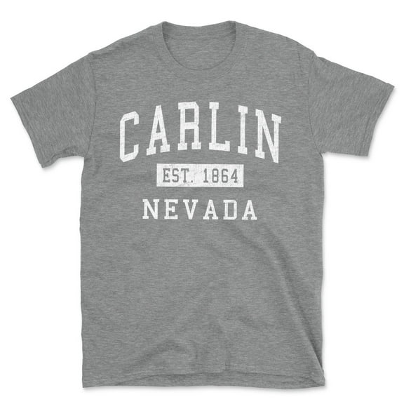 Carlin Nevada Classic Established Men's Cotton T-Shirt