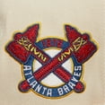 thumbnail image 3 of Men's Mitchell & Ness Cream Atlanta Braves Cooperstown Collection Speed Zone Snapback Hat, 3 of 4