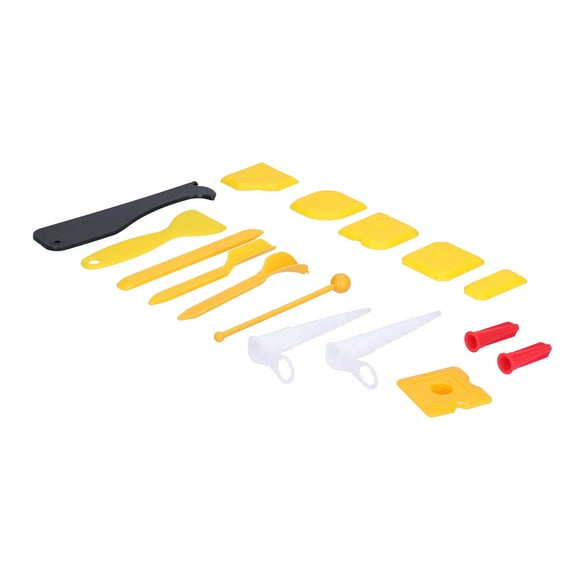 Caulk Remove Tool Set, 16Pcs Glue Silicone Caulking Tool For Repairing Gaps For Removing Residual Glue For Sealing For Caulking