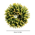 thumbnail image 2 of Farmhouse Daisy Wreath - 16 Inch Yellow & Orange Spring Wreath for Front Door,All-Season Indoor/Outdoor Wall & Porch Decor, 2 of 8