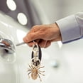 thumbnail image 6 of Key Chains for Car Keys, Cute Keychain, Zinc Alloy Stylish Conspicuous Attractive Spider Rhinestone Keychain for Halloween Spider Gifts, Sliver, 6 of 7