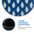thumbnail image 5 of Disketp Beautiful King Penguin Pattern Small Mouse Pad 7.9x7.9 Inches,Washable Round Mousepad For Office Laptop Computer,Non-Slip Rubber Base Mouse Pads For Wireless Mouse, 5 of 9