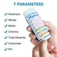 thumbnail image 2 of Aquarium Test Strips FUNSWTM 7 in 1 for Freshwater Fish x100, 2 of 7