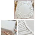 thumbnail image 5 of SIfdSeng Get it Fast Solid Color Bed Cover Class A Full Solid Color Washed Baby and Grade Bedspread Cover Imitation Pure Bed Sheet, 5 of 5