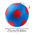 thumbnail image 2 of VMWMSSR Interactive Dog Soccer Ball, Durable Bite-Resistant Pet Toy Ball, Soft Bouncy Ball for Dogs Outdoor Play & Training(Red-9.84inch), 2 of 4