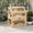 Natrual, variant on COZIWOW 2-Tiers Wood Hamster Cage with Hideouts, Ramps, Acrylic Window, Door Access for Small Animals, Natural