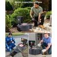 thumbnail image 7 of Soonbuy 100 ft Snake Sewer Camera, 9 Inch Touch HD Screen/Waterproof IP68/512Hz Locator/16 GB SD Card,Black, 7 of 7
