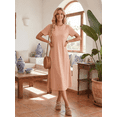 thumbnail image 2 of Vestido De Mujer Midi Casual Stretch Para Diario Y Salida, 2 of 5