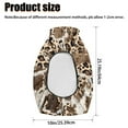 thumbnail image 7 of Renewold ATV Seat Cover Waterproof 25x10 Inch, Universal Tear-Resistant Polyester ATV Seat Protector, Stretch Fit for Honda/Yamaha/Polaris, Easy to Install, Leopard Cow Print, 7 of 7