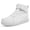 White, variant on LYHaoo Unisex LED Light Shoes High Top Light Flashing Trainers USB Charging Shoes For Children Sizes 9.5 Little Kid Black(3.5-4 Years)