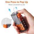 thumbnail image 2 of Dental Floss Picks Dispenser - More Portable - 60 Pcs Tooth Dental Floss Picks, Floss Sticks Floss Pick Holder Included 10 Pcs Dental Flossers for Adults (Orange + 50 Pcs Extra Dental Floss), 2 of 7
