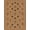 Brown, Pattern 1, variant on ODIKA 4'x6' Tan Botanical Estate Washable Area Rug Hexagonal Geometric Folk Art Leaves Traditional Vintage Style Non-Slip, Chair-Friendly, Flatwoven for Home Office, Under Desk