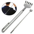 thumbnail image 1 of Extendable Back Scratcher, Stainless Steel Telescoping Tickler, Pocket-Sized Back Massager, Handy Relief Tool for Home and Kitchen, Relaxation Gadgets, Kitchen Accessories, 1 of 9