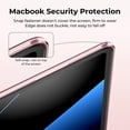 thumbnail image 4 of Funda rígida con brillo rosa para MacBook Air 13,6" M4 M3 M2 de EooCoo, 4 of 8