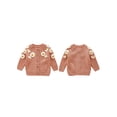 thumbnail image 4 of ITFABS Cardigan Tricoté d'Automne pour Tout-Petits, Hauts à Manches Longues à Simple Boutonnage, 4 of 9