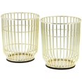 thumbnail image 1 of Soporte para brochas de maquillaje de hilo dorado, vasos para lápices escolares (3.5 x 4", paquete de 2) Adepaton CZBG-XM55, 1 of 5