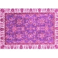 thumbnail image 1 of Ahgly Company Indoor Rectangle Abstract Pink Modern Area Rugs, 2' x 3', 1 of 4