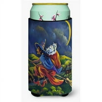 Carolines Treasures Westie Halloween Witch Tall Boy Hugger Tall Boy multicolor