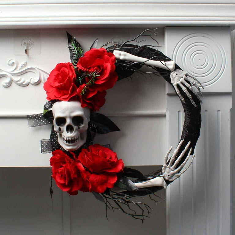 Skulls and Roses - Cedar Ornament Skulls and Roses - Cedar Ornament