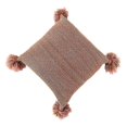 thumbnail image 1 of 2025 Latest Model Nordic Knit Throw Pillow Cover with Tassel, Solid Square, 1 of 5